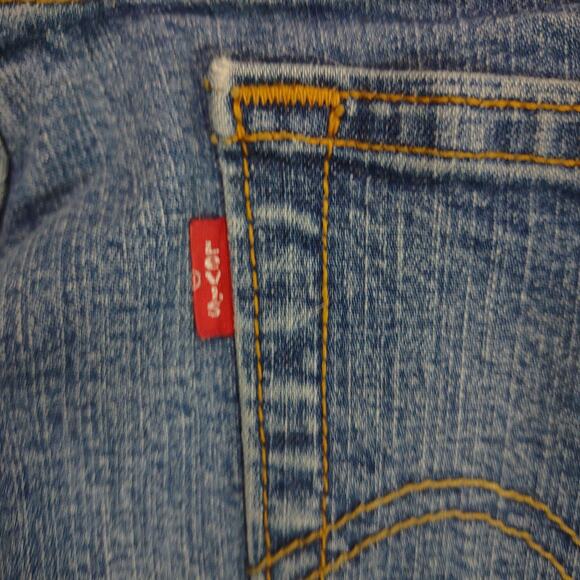 Vtg LEVI'S 550 Women's 16 Relaxed Boot Cut Stretch Denim Jeans Red Tab Med Wash - Picture 7 of 8